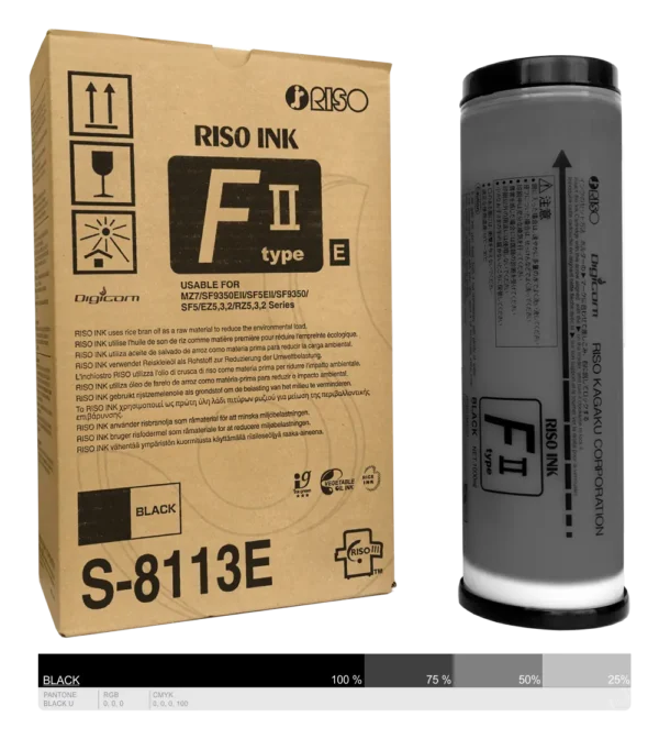 Riso-Farba-ink-F-II-type-E-Black-S-8113E