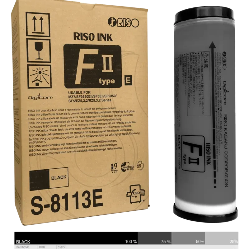Riso-Farba-ink-F-II-type-E-Black-S-8113E