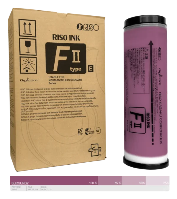 Ink-Farba-Riso-F-II-type-E-Burgundy-S-8117E