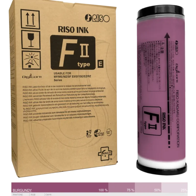 Ink-Farba-Riso-F-II-type-E-Burgundy-S-8117E