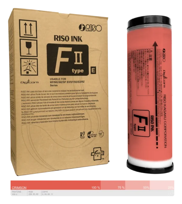 Ink-Farba-Riso-F-II-type-E-Crimson-S-8187E