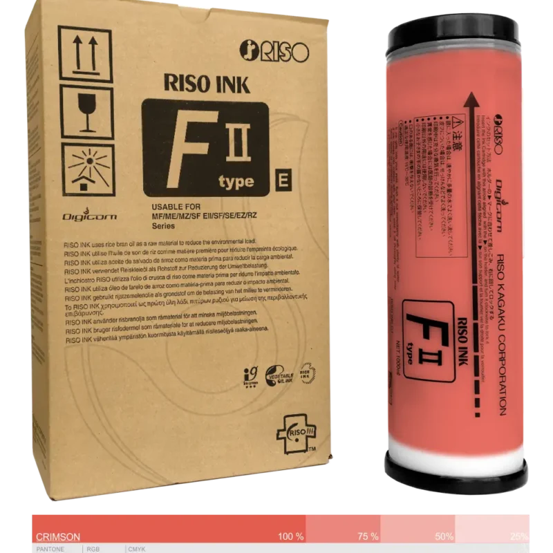 Ink-Farba-Riso-F-II-type-E-Crimson-S-8187E