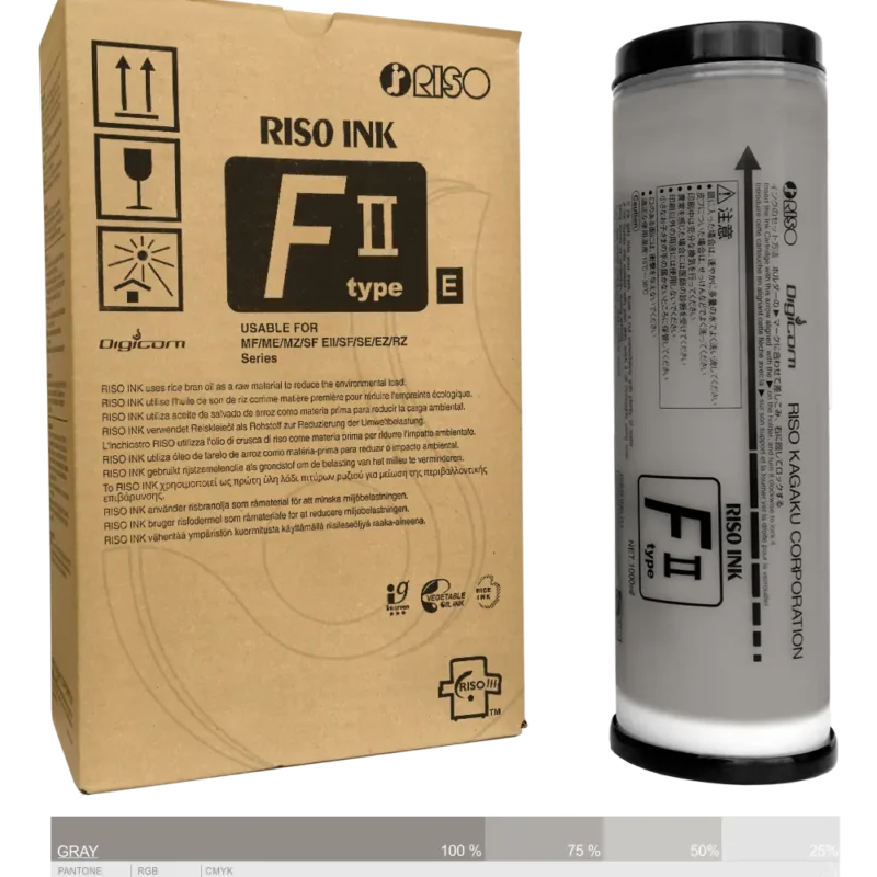 Ink-Farba-Riso-F-II-type-E-Gray-S-8126E