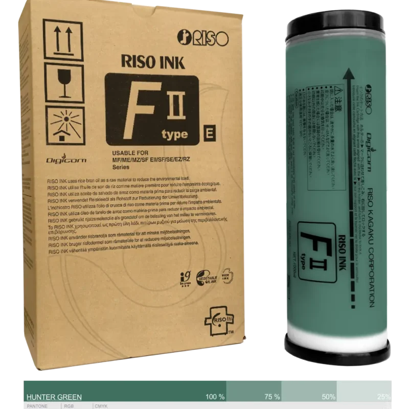 Ink-Farba-Riso-F-II-type-hunter green-S-8185E