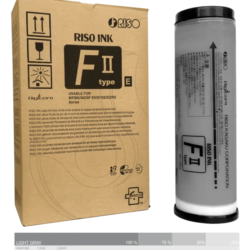 Ink-Farba-Riso-F-II-type-E-Light Gray-S-8127E