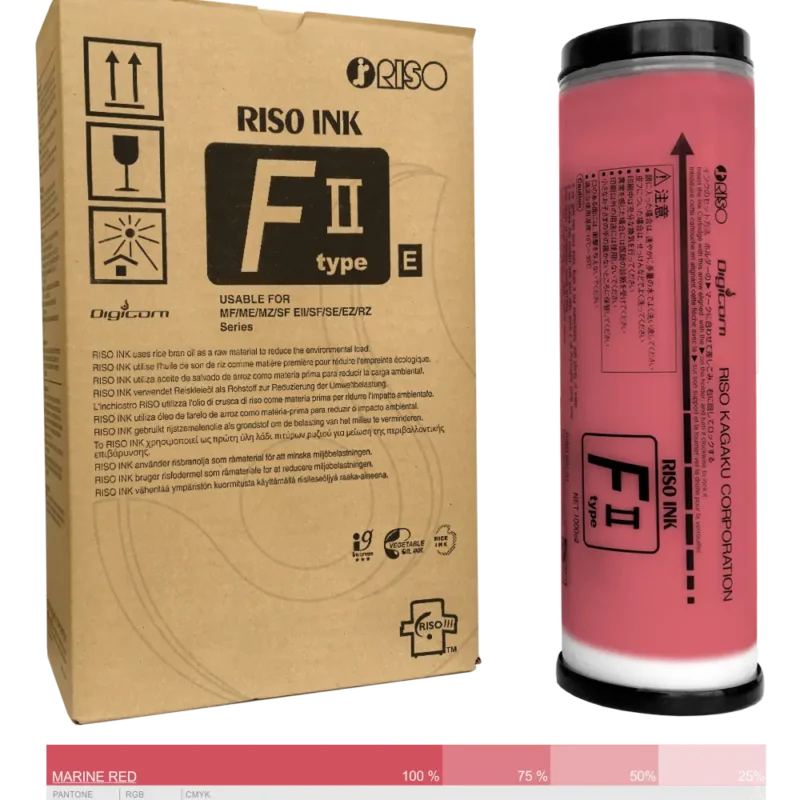 Ink-Farba-Riso-F-II-type-E-Marine Red-S-8116E