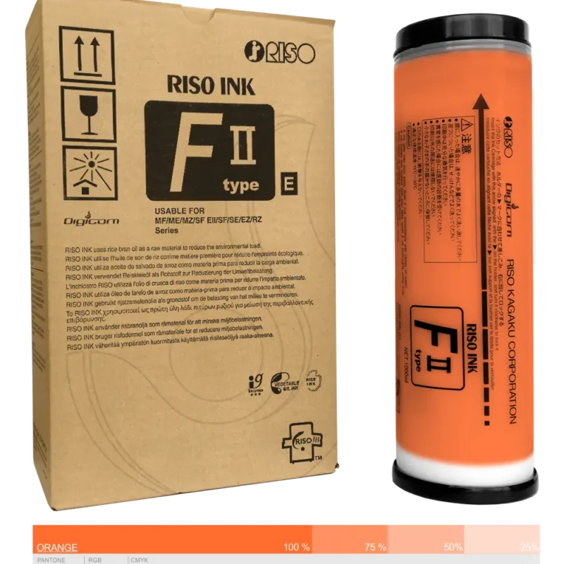 Ink-Farba-Riso-F-II-type-E-Orange-S-8184E