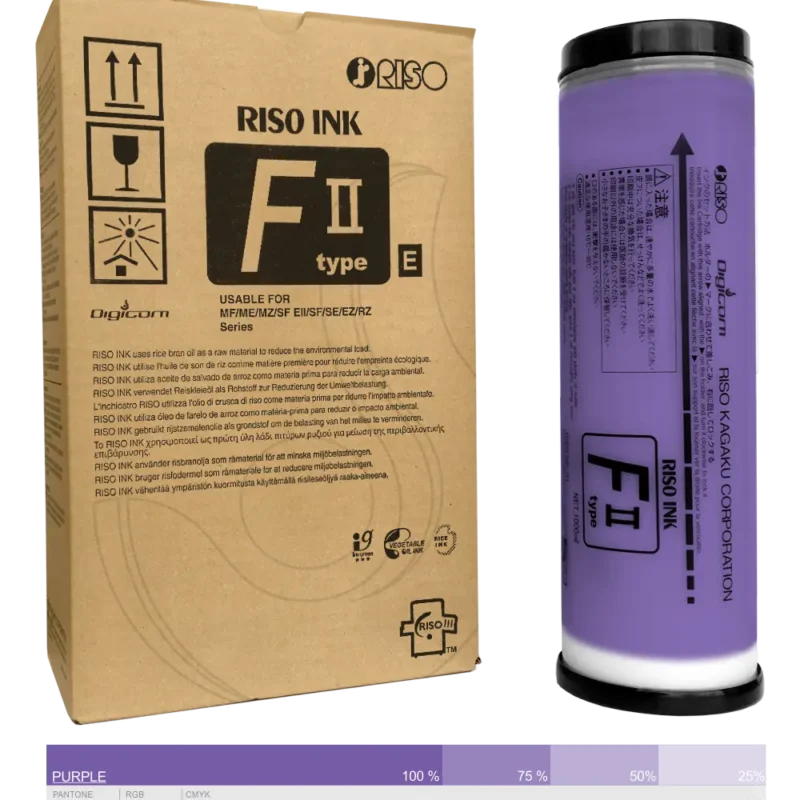 Ink-Farba-Riso-F-II-type-E-Purple-S-8125E