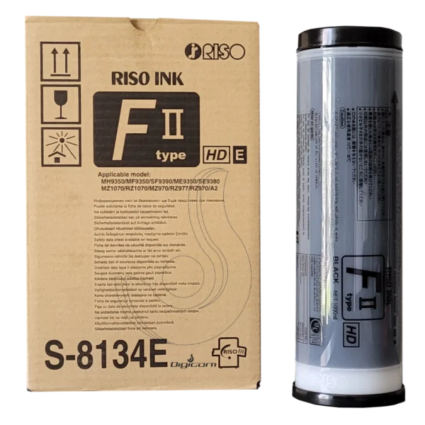 RISO farba HD FII type BLACK E S-8134