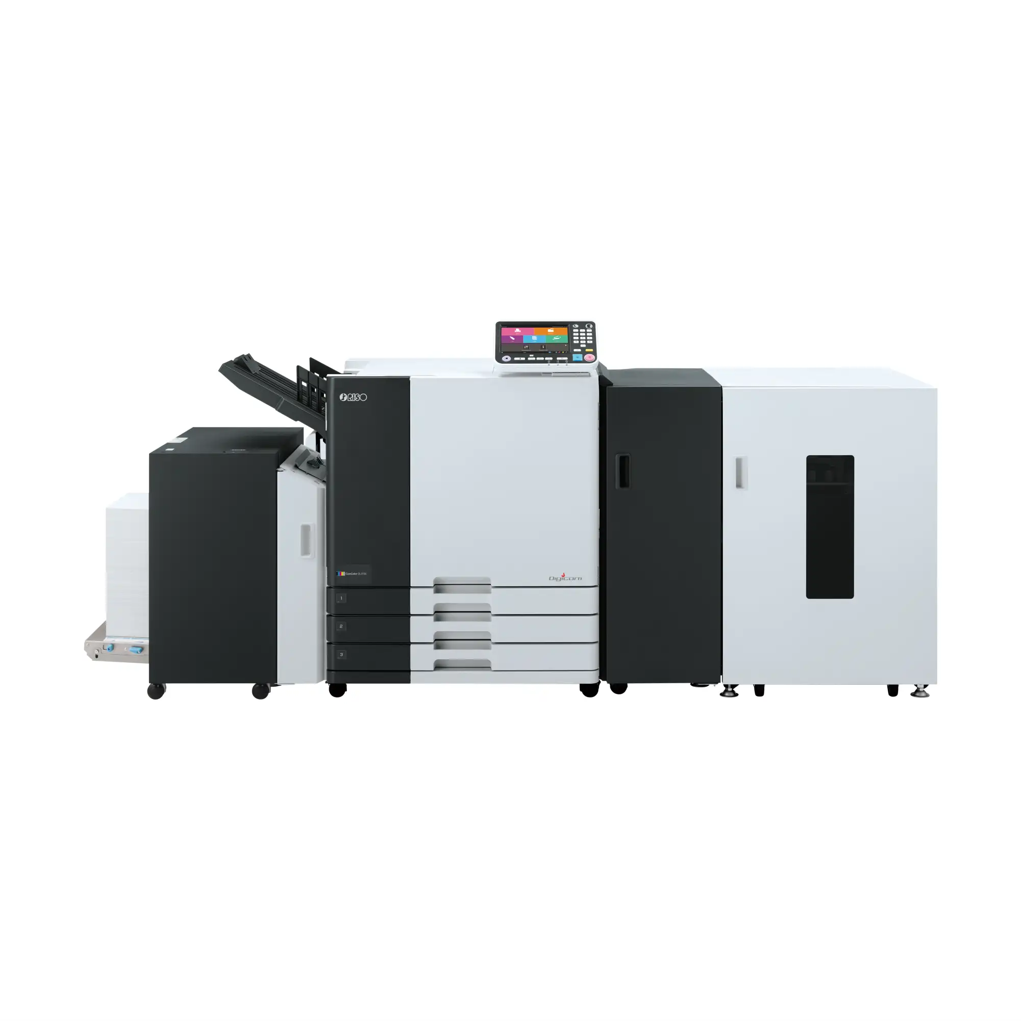 RISO ComColor GL 9730 + bank papieru + HCS